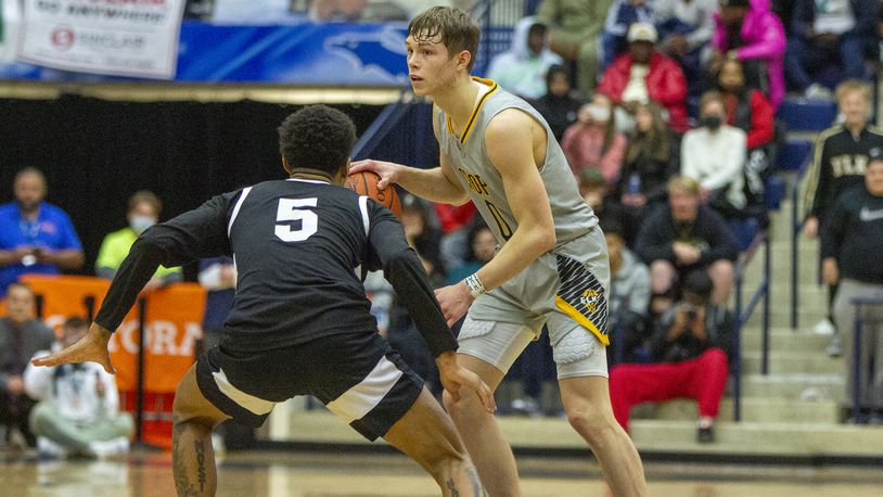 Centerville's Gabe Cupps is the Southwest Ohio District Division I Boys Basketball Player of the Year. Jeff GIlbert/CONTRIBUTED