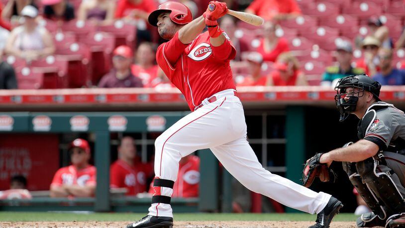 Third baseman Eugenio Suarez went deep twice Thursday, when his home runs accounted for Cincinnati's scoring in a 12-2 loss to the Diamondbacks at Great American Ball Park. Suarez, catcher Tucker Barnhart and right fielder Scott Schebler will be at Kings Island Friday as part of Cincinnati Reds Day at the amusement park north of Cincinnati.