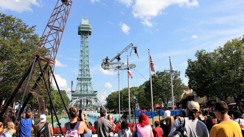 The Ultimate Stunt Show is drawing crowds at Kings Island. The show will be performed three times daily — 1 p.m., 3 p.m. and 5 p.m. — through Aug. 20. CONTRIBUTED