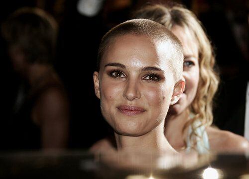 Female stars shave heads for roles