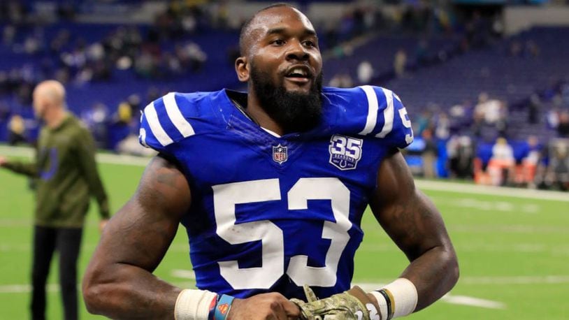 Darius Leonard was a godsend for his former high school biology teacher, as he changed her flat tire on Easter Sunday.