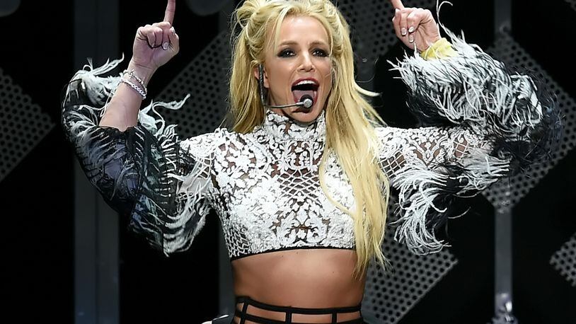 LOS ANGELES, CA - DECEMBER 02: Singer Britney Spears performs onstage during 102.7 KIIS FM's Jingle Ball 2016 presented by Capital One at Staples Center on December 2, 2016 in Los Angeles, California. The trailer for a Lifetime TV movie biopic on the singer, which has not been approved by her camp, was released Jan. 23. 2017. (Photo by Kevin Winter/Getty Images for iHeartMedia)