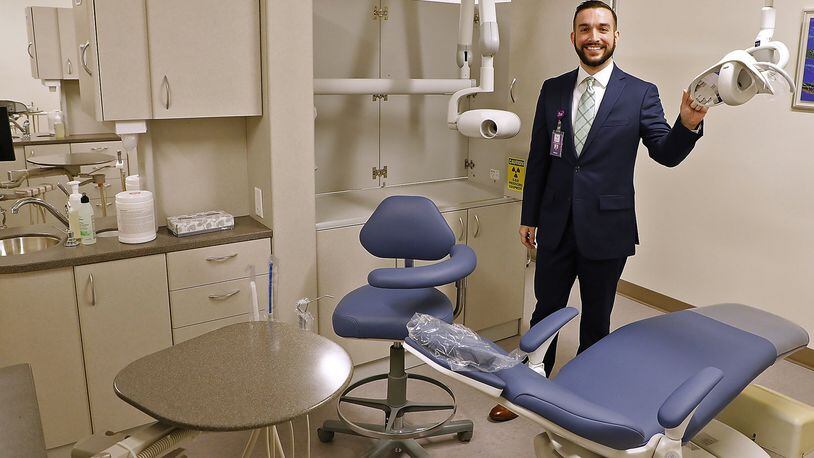 Dr. Mark Duffy is the new dentist at the Rocking Horse Center’s new dental clinic. Bill Lackey/Staff