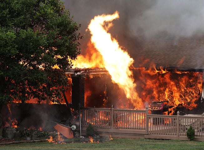 PHOTOS: House Fire on Thomaston Trail