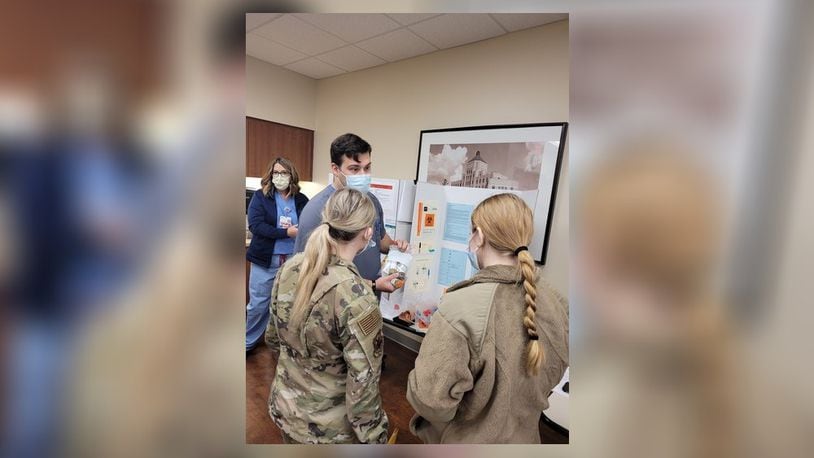 Soldiers of the Ohio National Guard were deployed to Springfield Regional Medical Center this week as part of the state's COVID-19 response. Photo provided by Mercy Health.