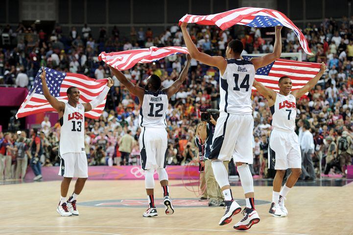 U.S. basketball team, London 2012