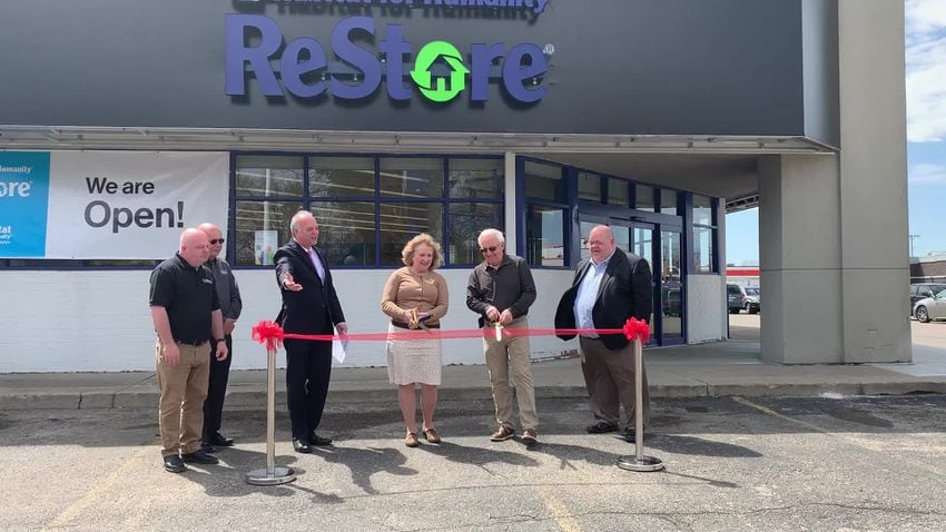 Grand opening and ribbon cutting of Springfield ReStore