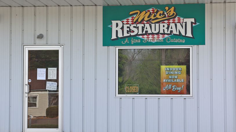 Mic's Restaurant on Mechanicsburg Road is closing near the end of June. BILL LACKEY/STAFF