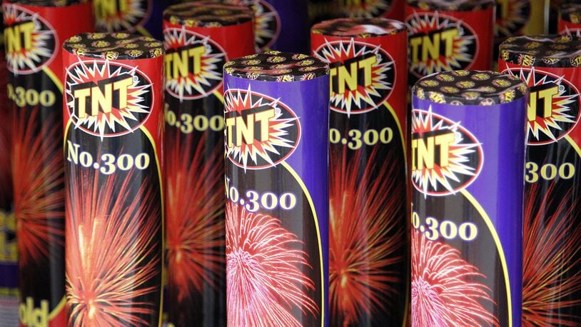 Fireworks for sale at TNT Fireworks in Jefferson Township. TY GREENLEES / STAFF