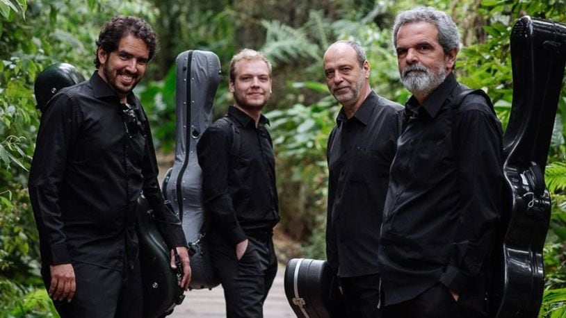 The acclaimed Brazilian Guitar Quartet will perform in the next Chamber Music Yellow Springs concert on Sunday, March 25. CONTRIBUTED