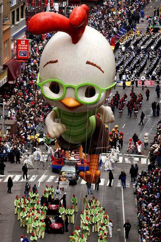Macy's Thanksgiving Day Parade floats through the years