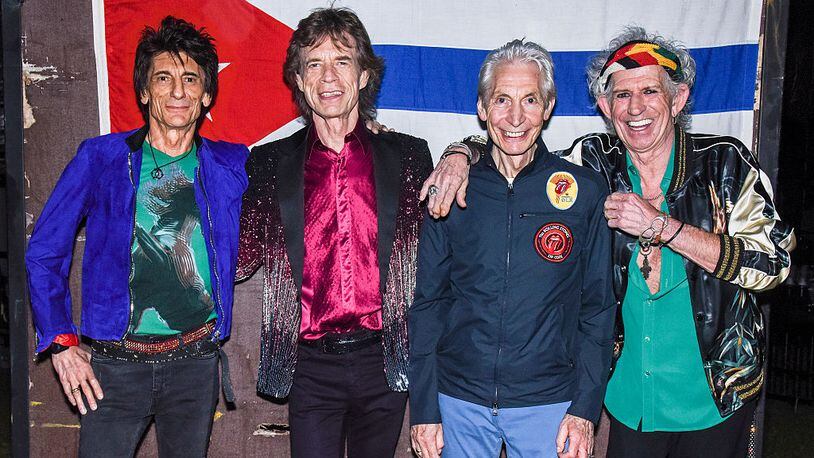 HAVANA, CUBA - MARCH 25:  The Rolling Stones backstage before their concert at Ciudad Deportiva on March 25, 2016 in Havana, Cuba.  (Photo by Dave J Hogan/Dave J Hogan/Getty Images)