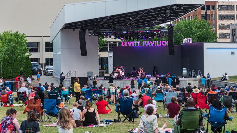 Levitt Pavilion in downtown Dayton will offer 45 free concerts this summer. TOM GILLIAM / CONTRIBUTING PHOTOGRAPHER