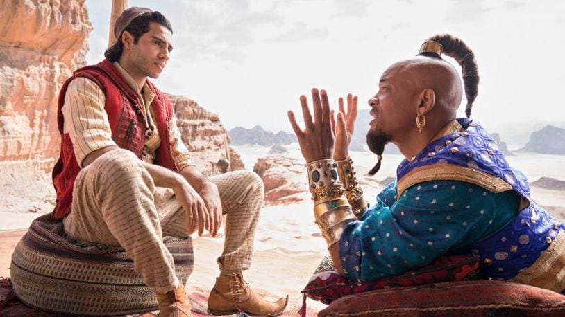 "Aladdin" starring Mena Massoud (left) and Will Smith (right) will hit theaters on May 24.