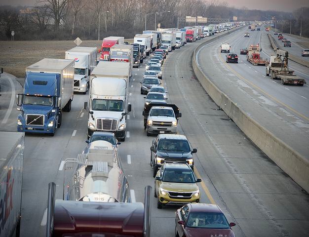 PHOTOS: I-70 shutdown after crash