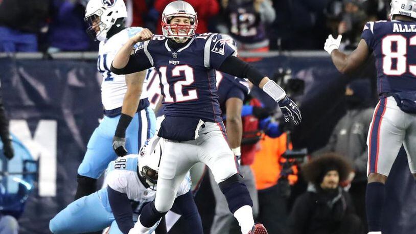 Patriots quarterback Tom Brady is hoping to reach the Super Bowl for the eighth time.