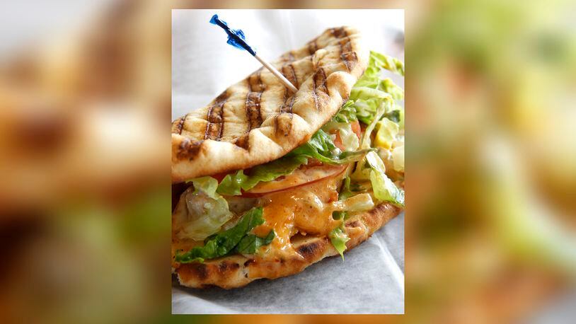 A flatbread sandwich from Tropical Smoothie Cafe. Bill Lackey/Staff