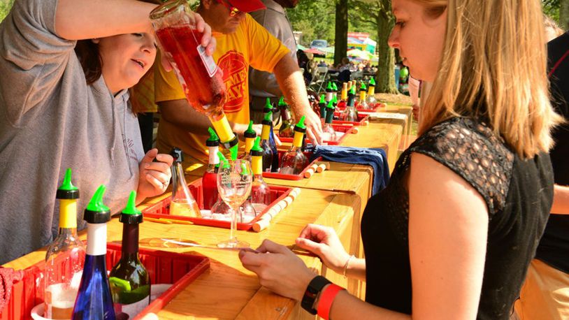 The Second Annual Vintage Ohio South Wine Festival will return to the Clark County Fairgrounds on May 11. It will take place in two sessions: one from noon to 4 p.m. and 5 to 9 p.m. File photo.