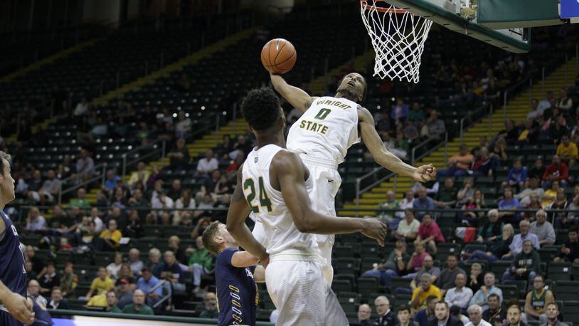 Former Wright State forward Steven Davis soon will be dunking for a team in Hungary. TIM ZECHAR/CONTRIBUTED