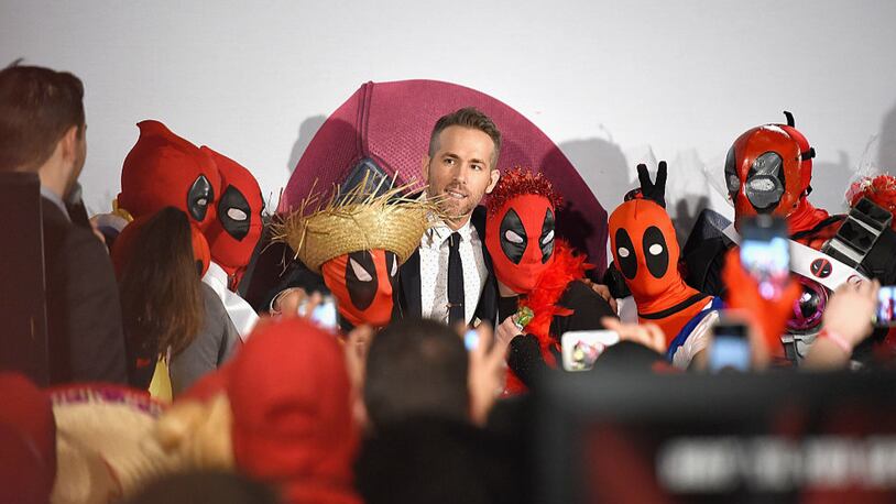 NEW YORK, NY - FEBRUARY 08:  Actor Ryan Reynolds attends the "Deadpool" fan event at AMC Empire Theatre on February 8, 2016 in New York City.  (Photo by Nicholas Hunt/Getty Images)