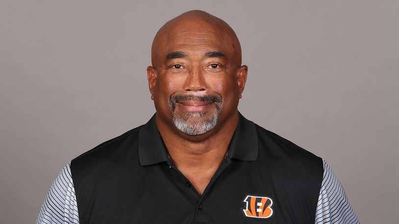 Cincinnati Bengals tight ends coach Jonathan Hayes.
