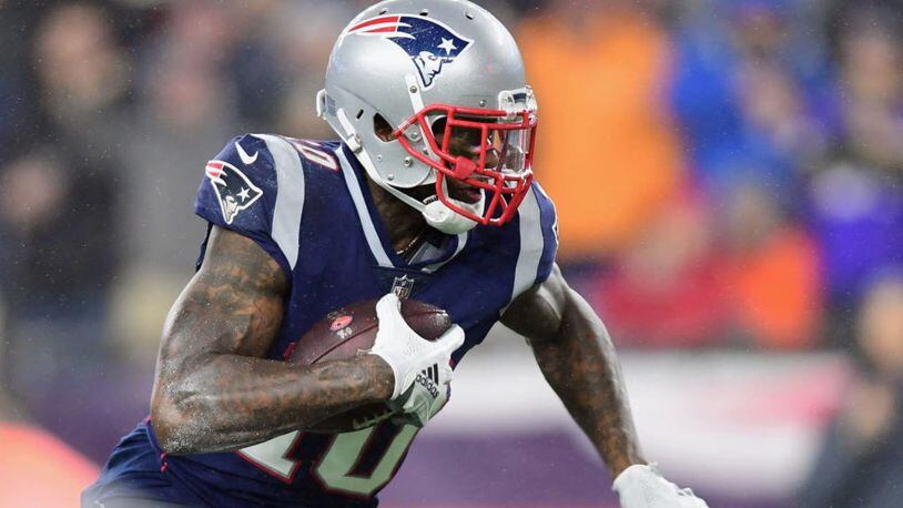 Josh Gordon appeared in 11 games last season for the Patriots and had three touchdown catches.