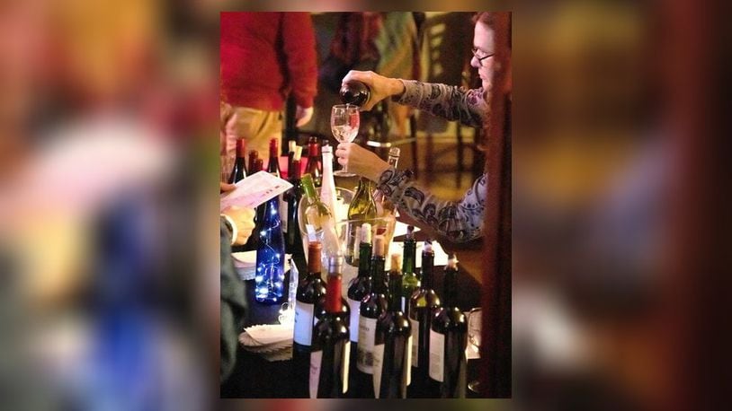 A variety of wines will be available along with food and live entertainment at the Springfield Arts Council’s Wine Tasting fundraiser. CONTRIBUTED