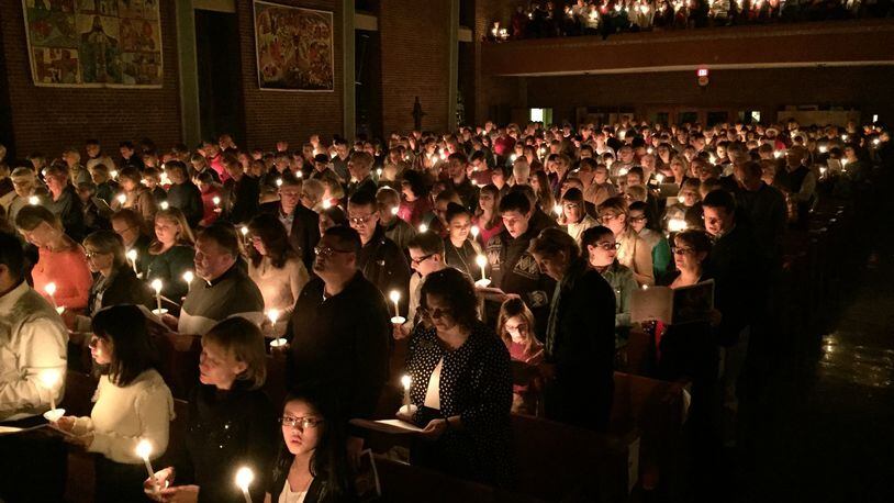 Wittenberg University’s Weaver Chapel will host the annual Lessons and Carols for Advent and Christmas program featuring more than 100 musicians and performers on Friday. Courtesy photo