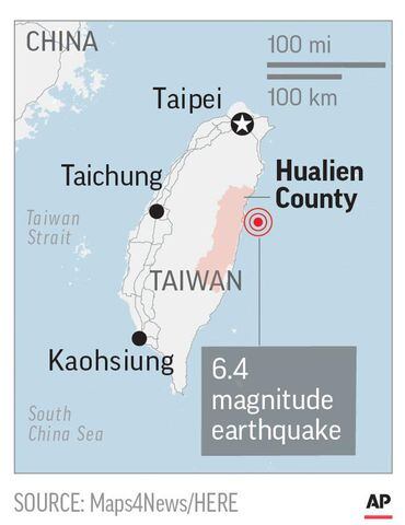 PHOTOS: Today’s 8.4-magnitude earthquake off the coast of Taiwan