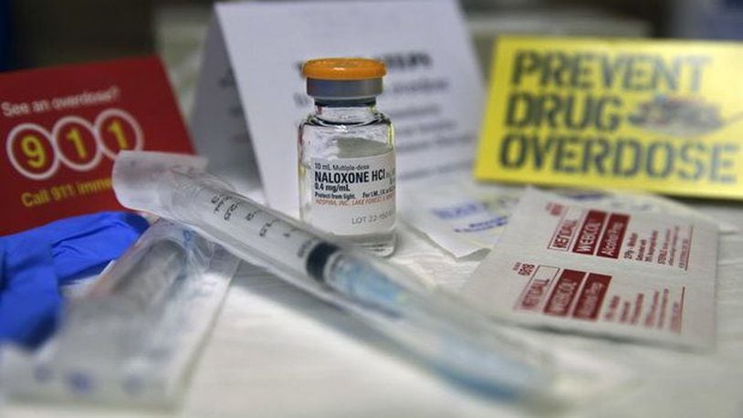Local overdose numbers have trended downward since mid-2017 due in large part to efforts to make overdose-reversing drug naloxone more available. Montogomery County is seeing a slight spike in overdose deaths due to fentanyl according to the coroner. (Mel Evans, AP Photo)
