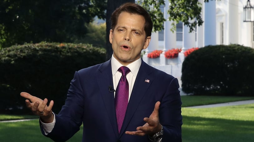 White House communications director Anthony Scaramucci was lampooned by comedian Mario Cantone on Comedy Central's "The President Show."