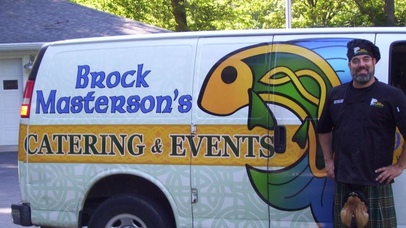 A Brock Masterson's Catering Event van has been stolen.  Owner Rick Schaefer is pictured.