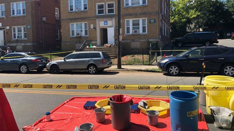 Three people have been arrested after officers seized half a kilogram in fentanyl powder from an apartment in Hartford, Connecticut. Several officers had to be treated for exposure to the potent drug.