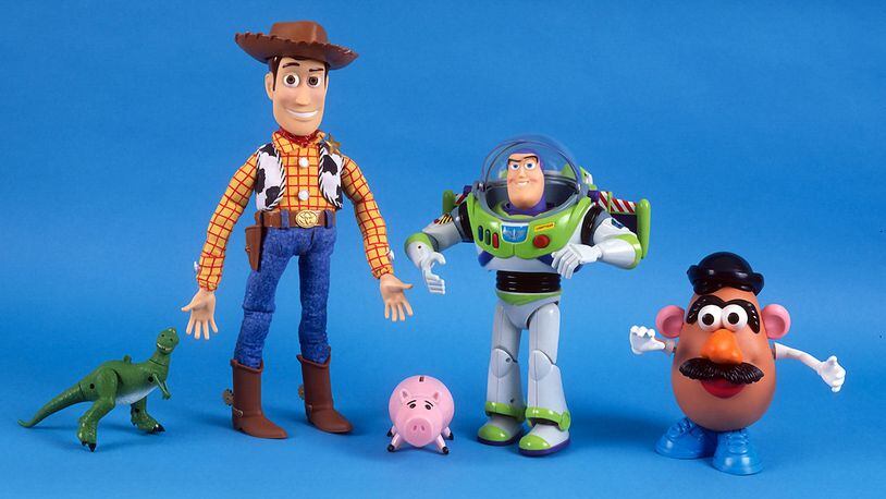Toys from the movie "Toy Story" are photographed Nov. 15, 1995, in New York City.