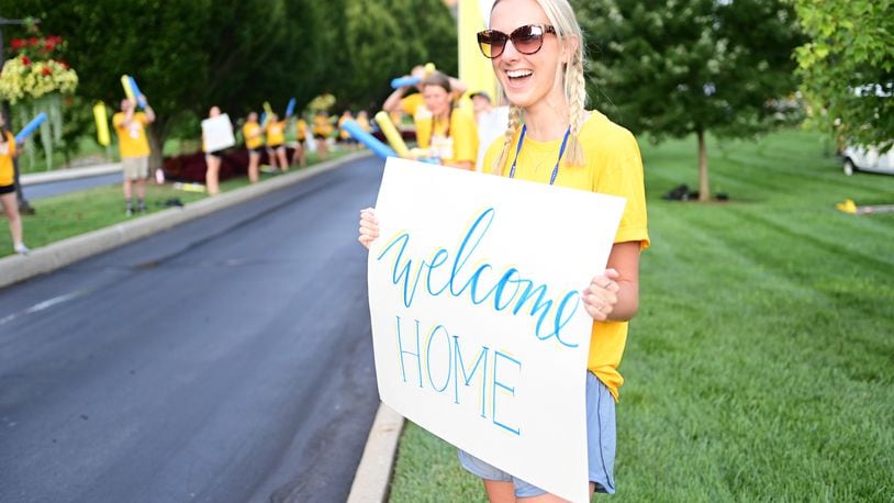 During Getting Started Weekend at Cedarville University last year, the university welcomed nearly one thousand freshman students. Courtesy of Cedarville University.