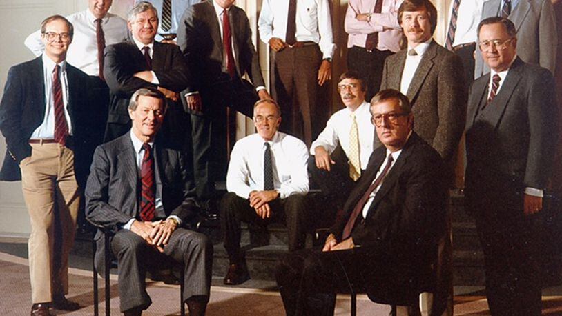 Architects for LWC Incorporated pose in 1986. CONTRIBUTED