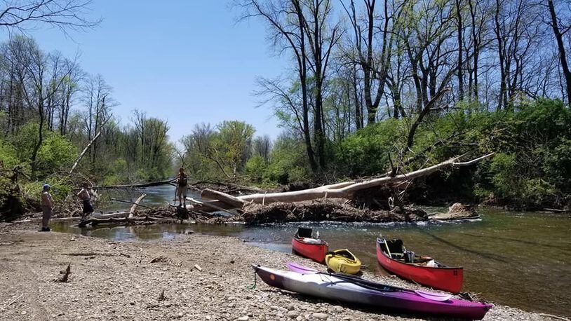 Once the weather warms up employees of Mad River Adventures will clean out flood debris and log jams to make the river navigable again. DERON CASTLE/CONTRIBUTED