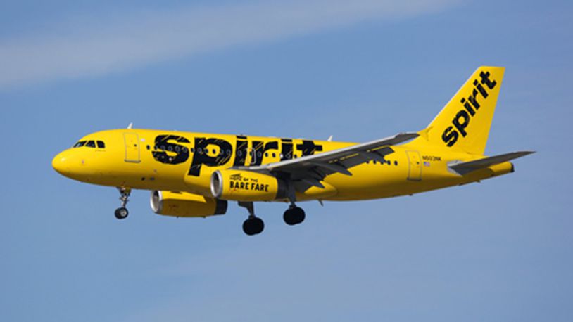 Spirit Airlines Airbus A319 airplane (DREAMSTIME/TNS)