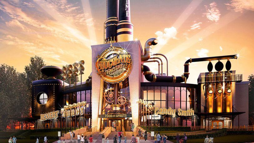 The Toothsome Chocolate Factory & Savory Feast Emporium will open at Universal’s CityWalk in Orlando later this year. (Provided by Universal)