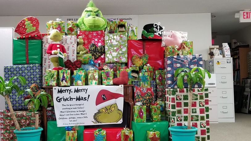 The Grinch For Good event in New Carlisleprovides a place where kids from struggling families in western Clark County can shop for Christmas gifts for immediate family members. CONTRIBUTED