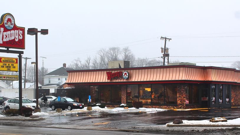 The Wendy’s location at 2040 S. Limestone St. in Springfield will close on Jan. 14. JEFF GUERINI/STAFF