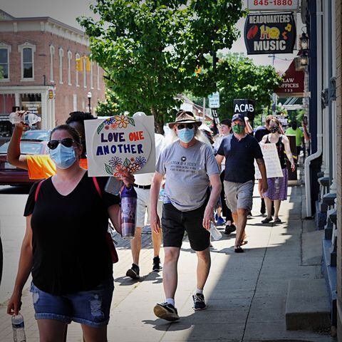 PHOTOS: Protests held in New Carlisle