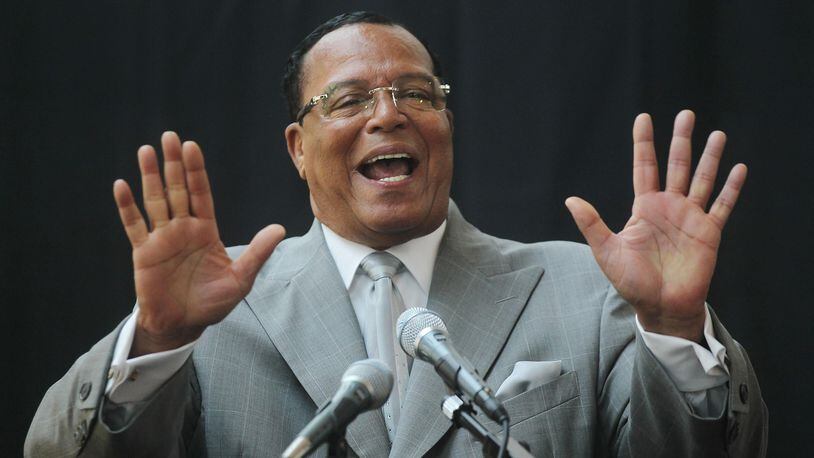 Minister Louis Farrakhan, leader of the Nation of Islam, speaks at a press conference near United Nations headquarters on June 15, 2011 in New York City. (Photo by Mario Tama/Getty Images)