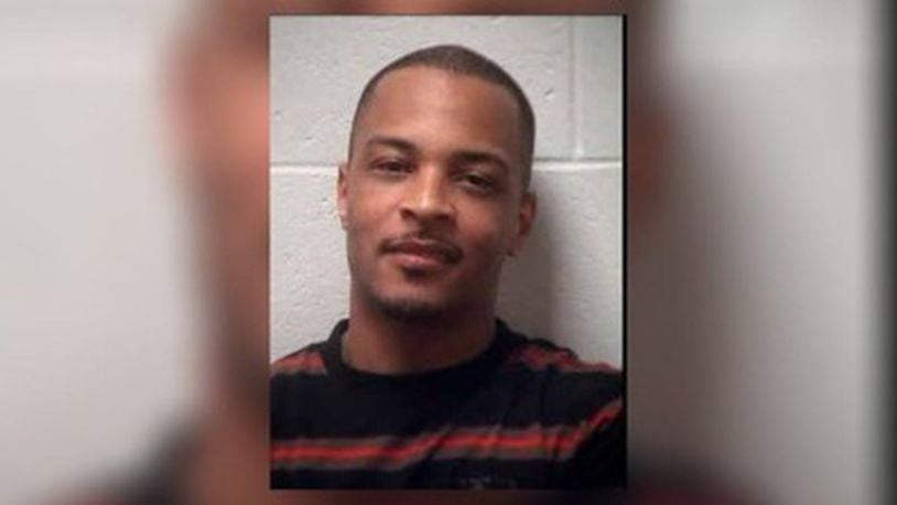 T.I. was arrested early Wednesday outside his gated Henry County community. (Photo: Henry County Sheriff’s Office)