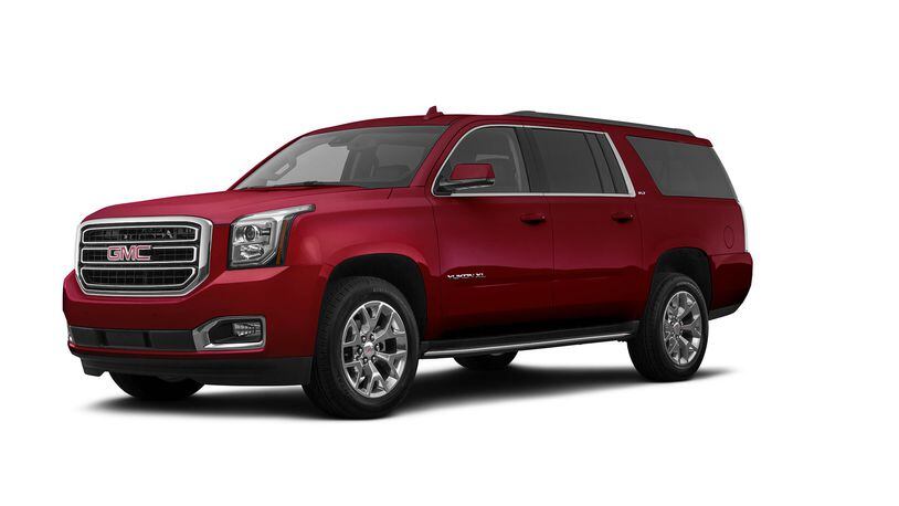 The 2019 GMC Yukin is offered in SLE, SLT and Denali trims, in 2WD and 4WD configurations. The Yukon XL has a wheelbase that is 14 inches longer (20.5 inches overall) than the Yukon with more than twice the cargo room behind the third-row seat. Metro News Service photo