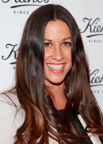 Alanis Morisette and brother Wade: Singer/songwriter Alanis Morissette attends Kiehl's launch of an Environmental Partnership Benefiting Recycle Across America at Kiehl's Since 1851 Santa Monica Store on April 17, 2013 in Santa Monica, California.
