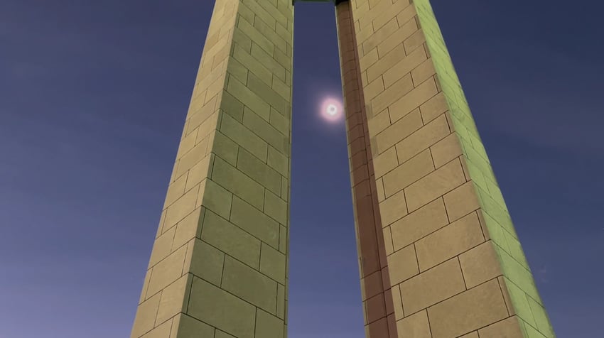 Carillon Park solar eclipse video still