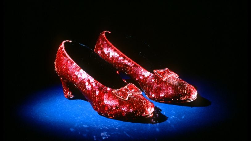 Dorothy’s Ruby Slippers at the Smithsonian Institution. Contributed photo