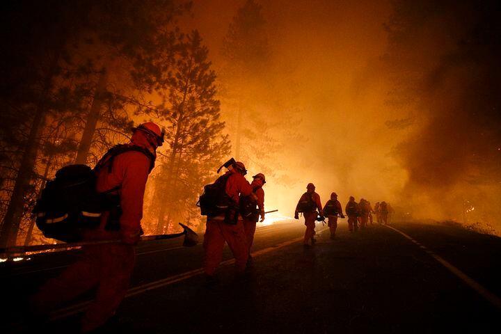 IMAGES: Dramatic 24 hours on Rim Fire line