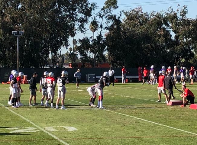 Ohio State football prepares for the Rose Bowl